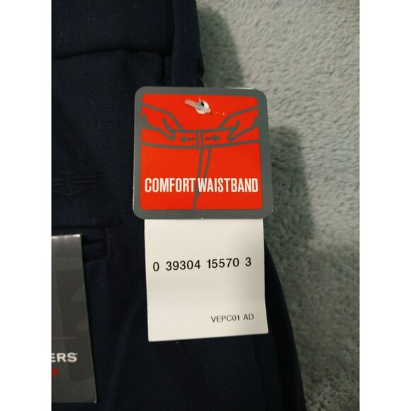 Dockers Pants Mens 40x32 Blue Comfort Khaki Relaxed Fit Pleated Cuffed D4 - Picture 9 of 12